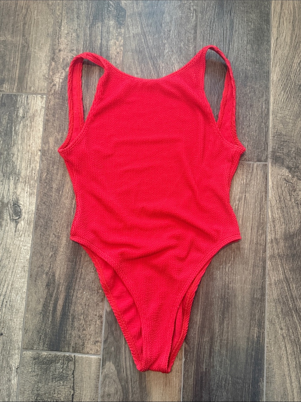 Gigi C Red one piece swim